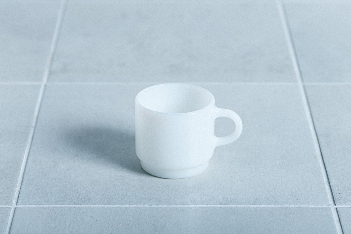 Milk Glass Japan  SHORT MUG（CRAFTED IN JAPAN）WHITE